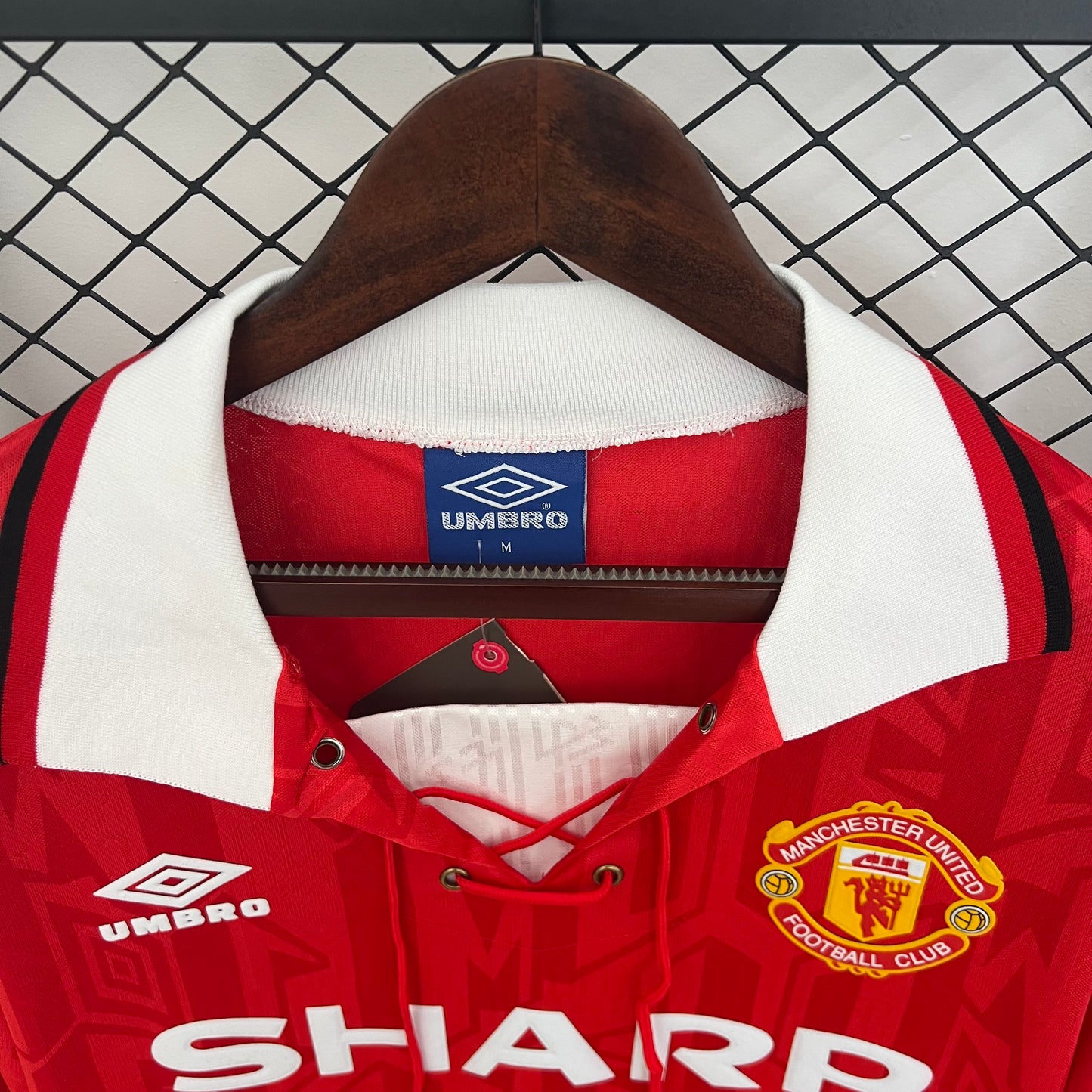 Camiseta Manga Larga Local Manchester United 92-94
