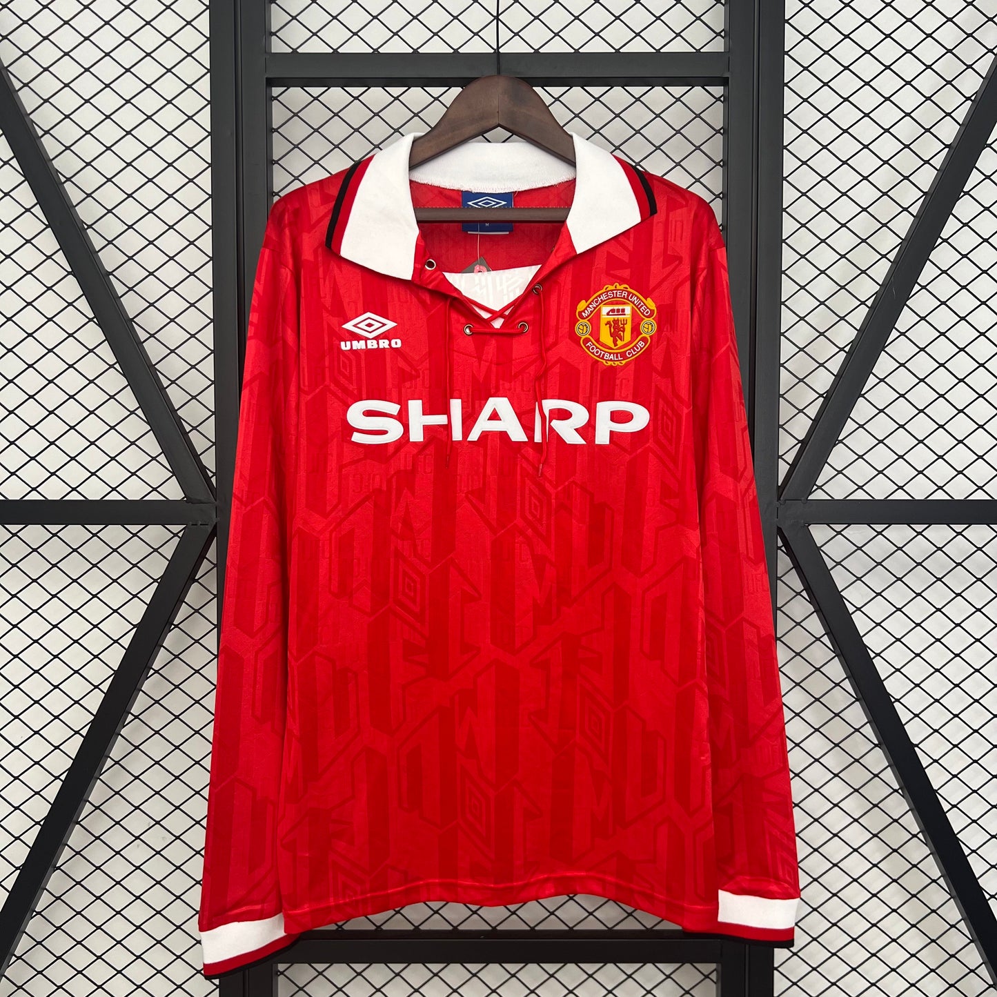 Camiseta Manga Larga Local Manchester United 92-94