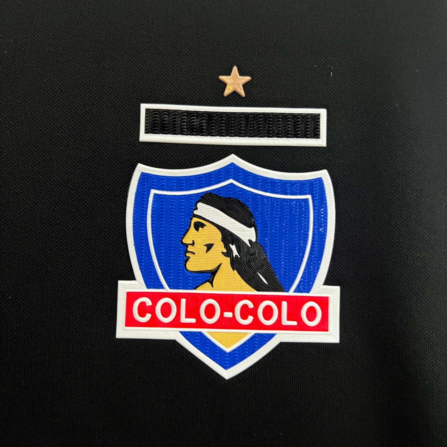 Camiseta Entrenamiento Negra Colo Colo 24-25