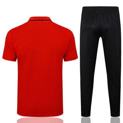 Conjunto de entrenamiento Polera Polo + Pantalon Manchester United 25-26