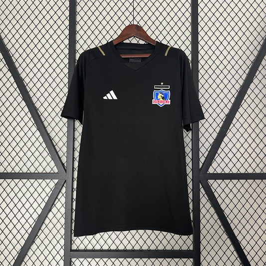 Camiseta Entrenamiento Negra Colo Colo 24-25