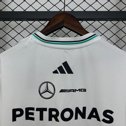 Camiseta Blanca F1 Mercedez Benz 2025
