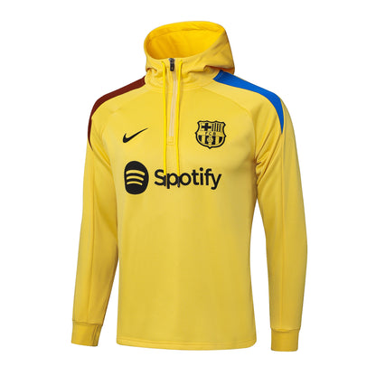 Conjunto Nike Amarillo Poleron + Pantalon Barcelona 25-26