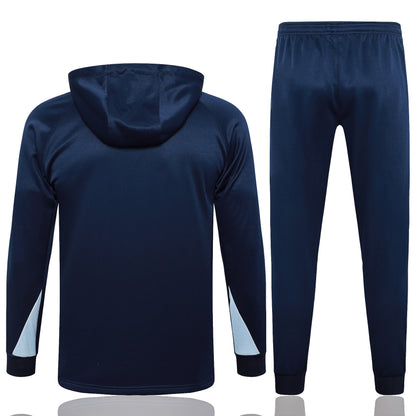 Conjunto Nike Azul Oscuro Poleron + Pantalon Francia 25-26
