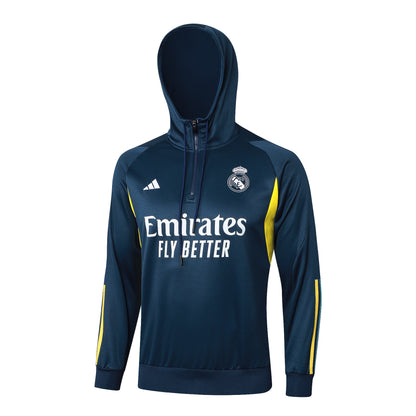 Conjunto Adidas Poleron + Pantalon Real Madrid 24-25