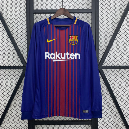 Camiseta Manga Larga Local Barcelona 17-18