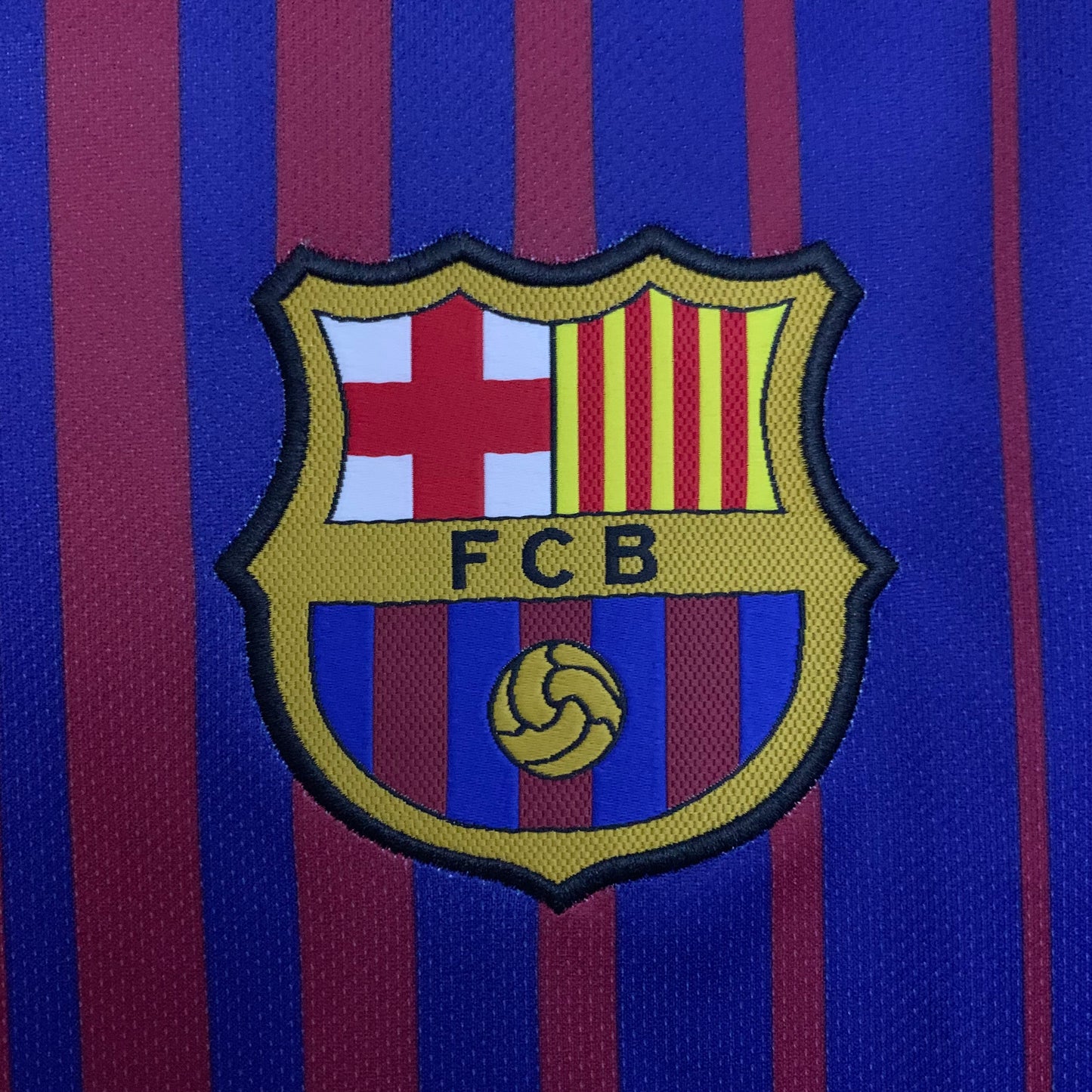 Camiseta Manga Larga Local Barcelona 17-18