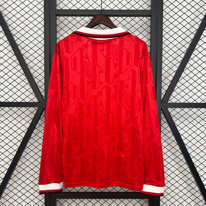Camiseta Manga Larga Local Manchester United 92-94