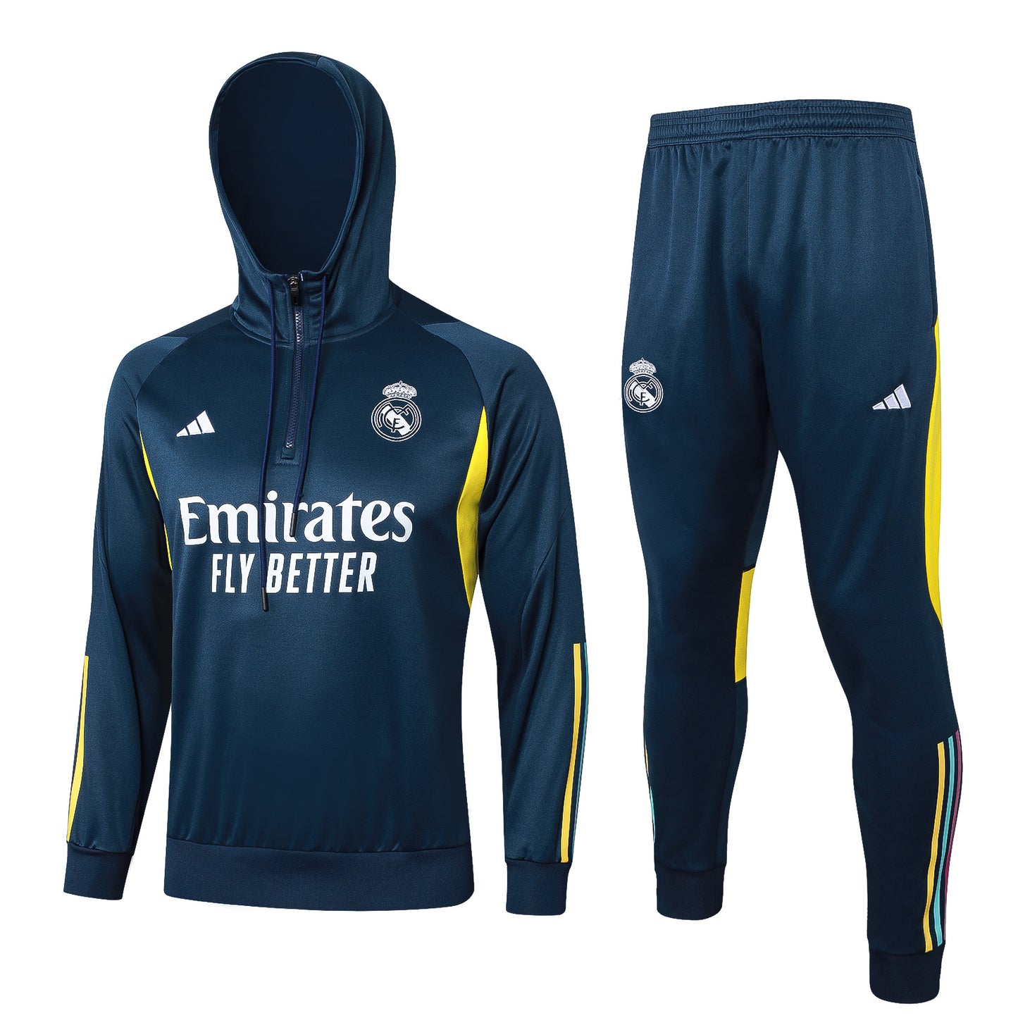 Conjunto Adidas Poleron + Pantalon Real Madrid 24-25