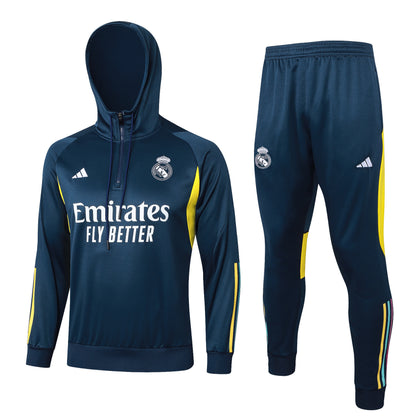 Conjunto Adidas Poleron + Pantalon Real Madrid 24-25