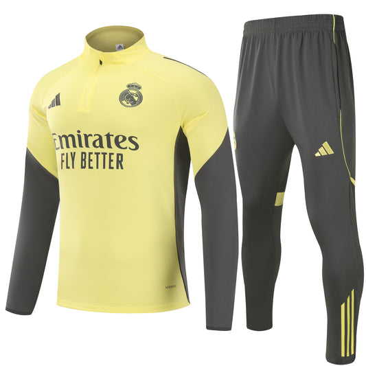 Conjunto Amarillo de entrenamiento 25-26 Real Madrid