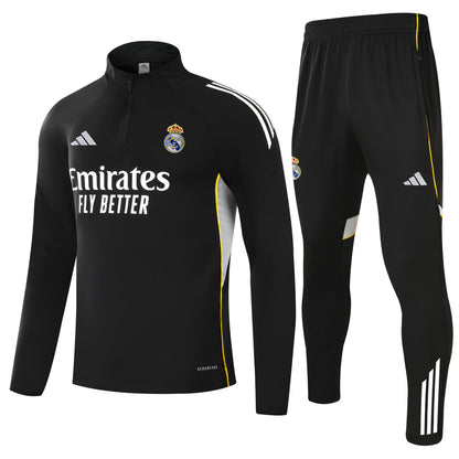 Conjunto Negro de entrenamiento 25-26 Real Madrid