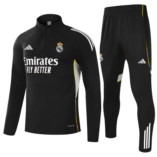 Conjunto Negro de entrenamiento 25-26 Real Madrid
