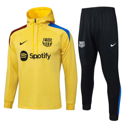 Conjunto Nike Amarillo Poleron + Pantalon Barcelona 25-26