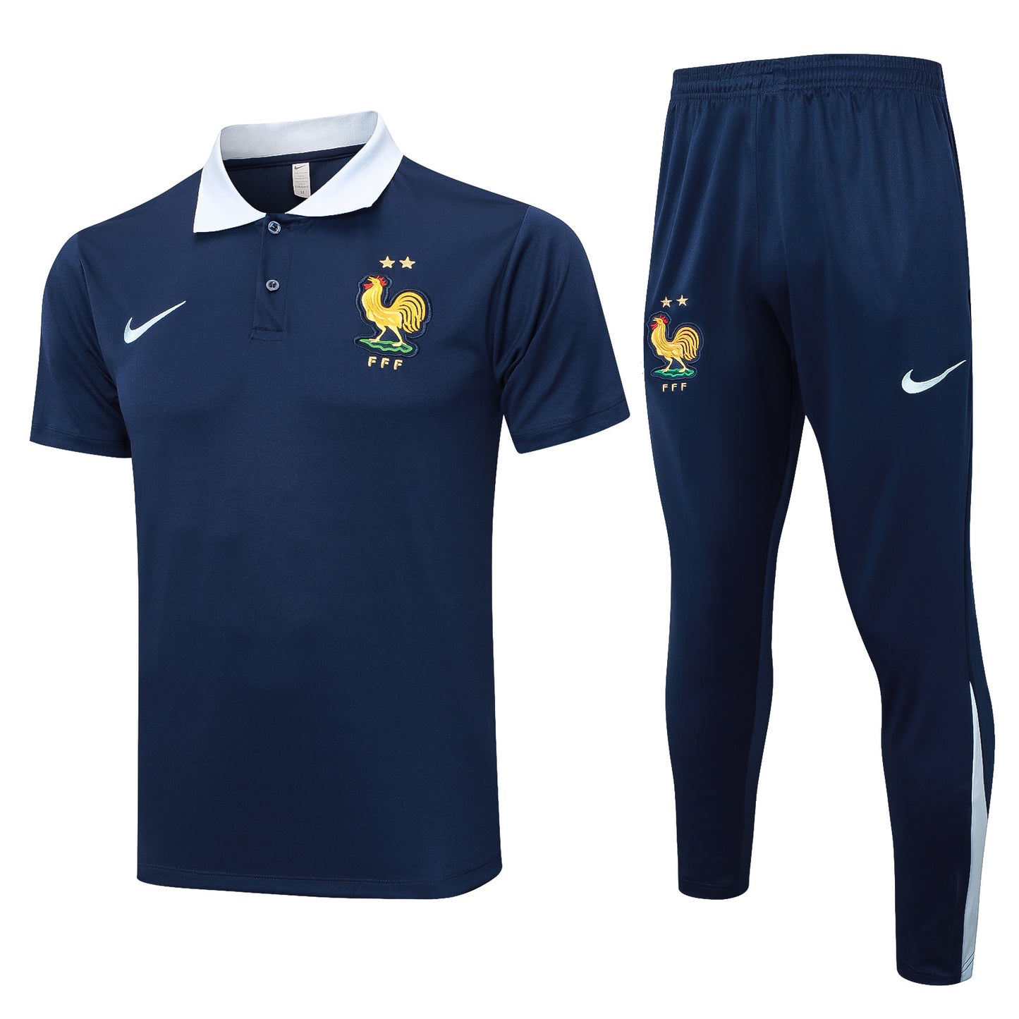 Conjunto de entrenamiento Polera Polo + Pantalón Francia 25-26