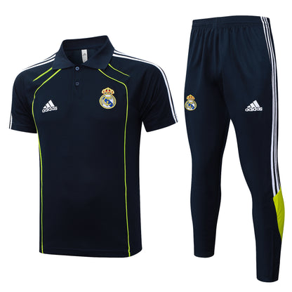 Conjunto de entrenamiento Polera Polo + Pantalon Real Madrid 25-26