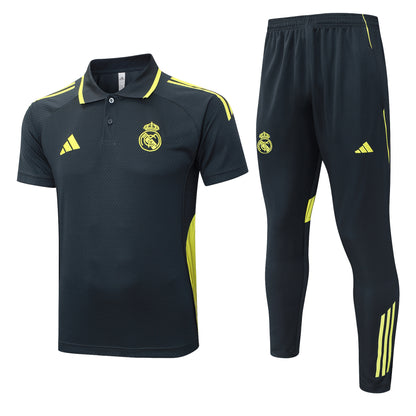 Conjunto de entrenamiento Polera Polo + Pantalon Real Madrid 25-26