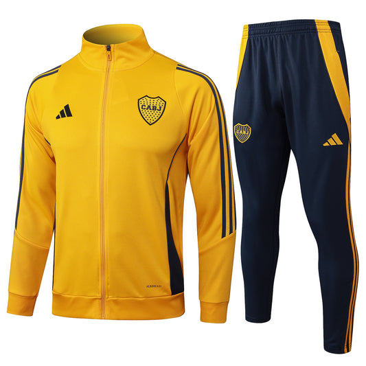 Conjunto de entrenamiento Poleron + Pantalon Amarillo Boca Juniors 25-26