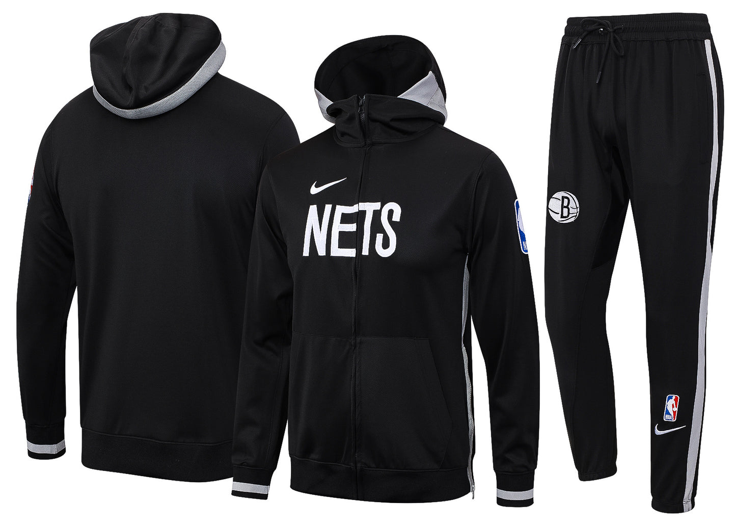 Conjunto de entrenamiento Poleron + Pantalon Brooklyn Nets 25-26