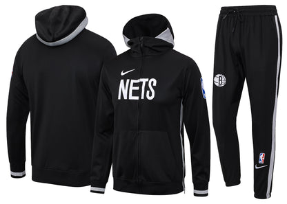 Conjunto de entrenamiento Poleron + Pantalon Brooklyn Nets 25-26