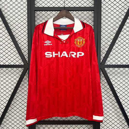 Camiseta Manga Larga Local Manchester United 92-94
