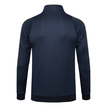 Conjunto de entrenamiento Poleron + Pantalon Negro Boca Juniors 25-26
