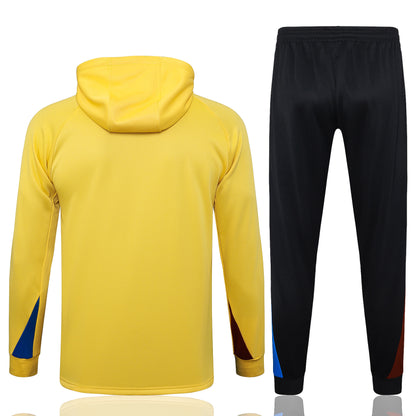 Conjunto Nike Amarillo Poleron + Pantalon Barcelona 25-26