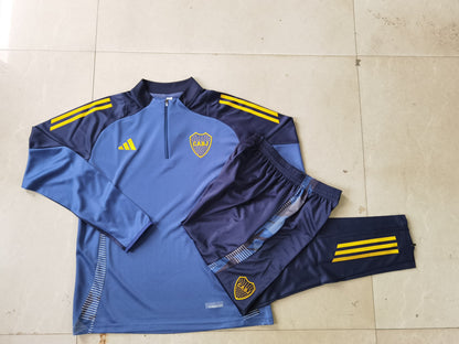 Conjunto de entrenamiento Poleron + Pantalon Boca Juniors 25-26