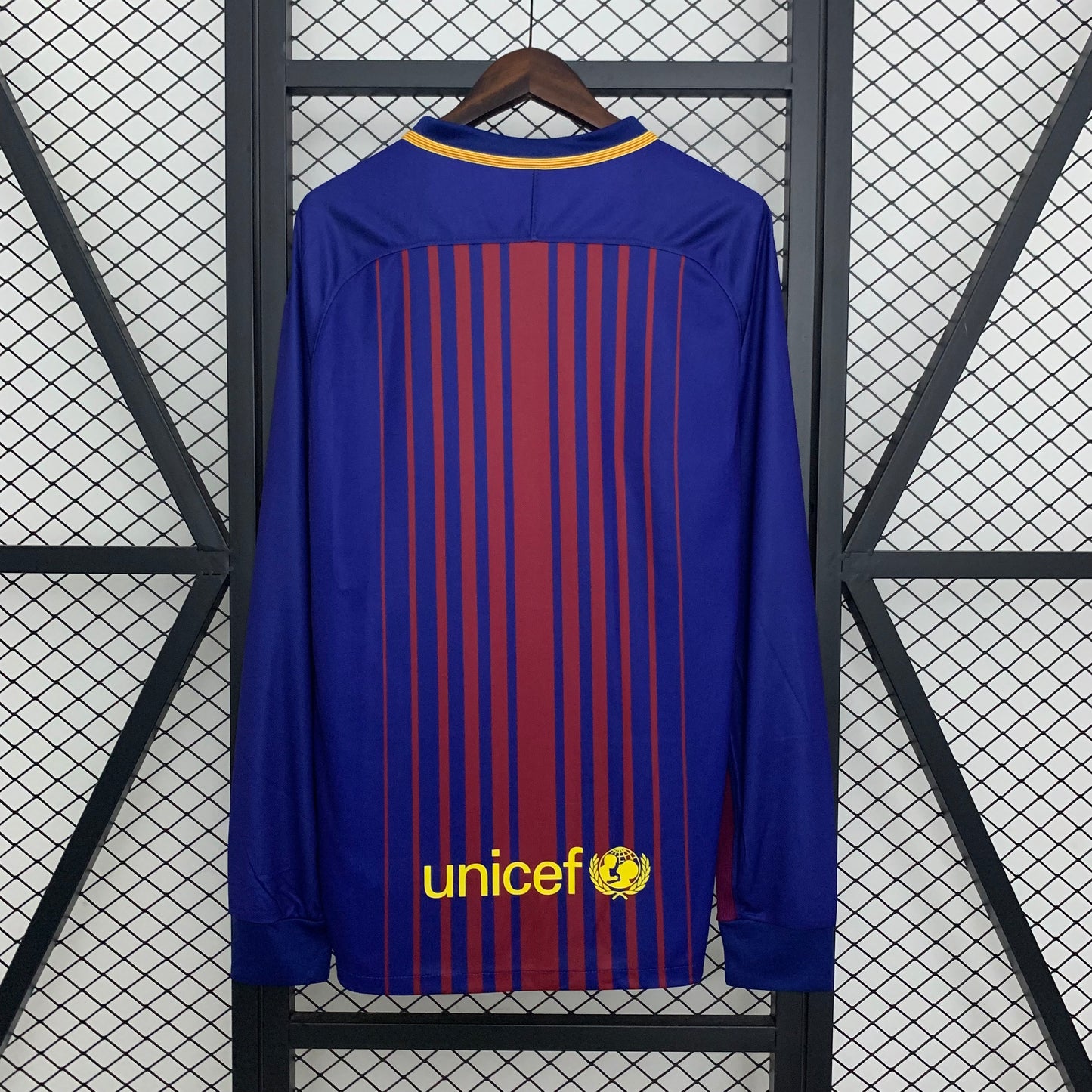 Camiseta Manga Larga Local Barcelona 17-18
