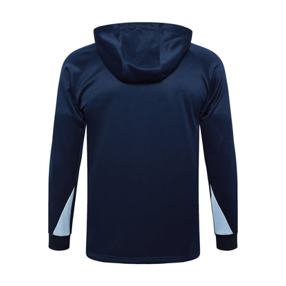 Conjunto Nike Azul Oscuro Poleron + Pantalon Francia 25-26