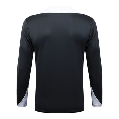 Conjunto de entrenamiento Negro Poleron + Pantalon Chelsea 25-26
