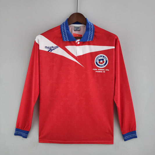 Camiseta Manga Larga  Chile 1998